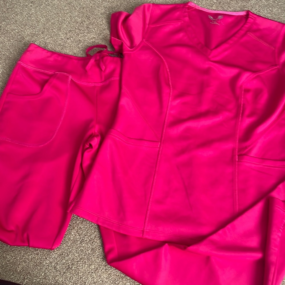 Smitten scrub athletic set